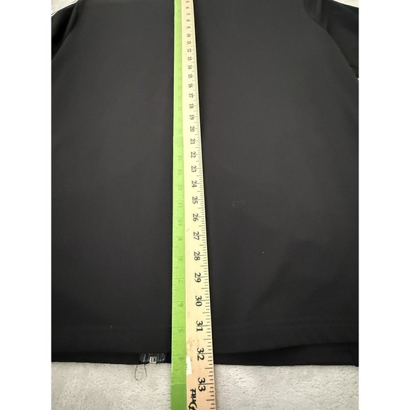 Track Jogging Suit 2XLT Black W White Stripes  Full Zip Jacket Ankle Zip Pants - Picture 9 of 16